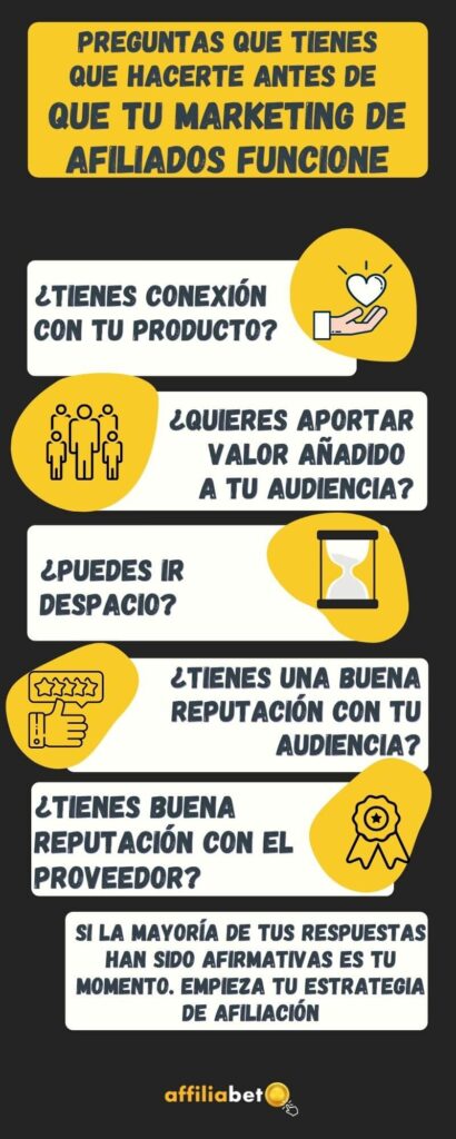 Infografia cualidades marketing afiliación