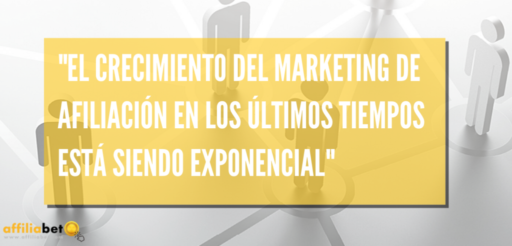 el crecimiento del marketing de afiliados